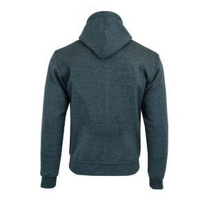 Sweat à capuche zippé personnalisé Zipper Blanks 500gsm Sweat à capuche en coton polaire lourd Sweat à capuche zippé pour hommes à vendre - Product Image 3