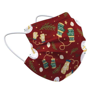 Masque facial magnétique en coton sublimé de haute qualité nouveau Design numérique Halloween nouvel an vêtements de noël respirant anti-poussière - Product Image 5