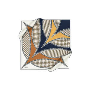 Pañuelo de poliéster de sarga 90x90 Pierre Cardin - Pañuelo colorido para la cabeza y el cuello - Product Image 1