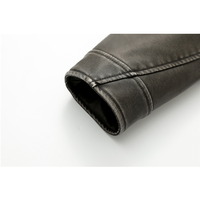 Blouson Bomber en Cuir Véritable Noir Uni pour Femme, Chauffant et Respirant, Fermeture Éclair, Style Urbain Tendance, Meilleure Vente OEM, Vente en Gros