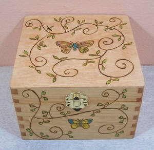 LOOKING DESGIAN NATURAL WOODEN Premium Printed Home Wooden Tabletop Spice Box With Separate Compartments for Spices and - Product Image 6