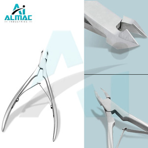 ALMAC, pinza para cutículas de uñas de acero inoxidable de alta calidad, tijera afilada, Kit quirúrgico reutilizable para una fácil eliminación de manicura, 1 año - Product Image 2