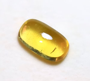 Piedra de cabujón suelta de Aguamarina precisa 100%, gemas de Aguamarina de berilo bien pulidas, piedras preciosas doradas naturales para hacer joyas - Product Image 1