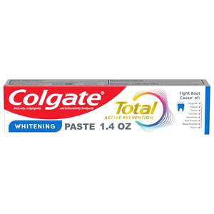 Dentifrice de voyage pour une prévention active totale, blanchissant, fluoré, antibactérien, à la menthe, biologique, pour usage domestique, cliniquement prouvé - Product Image 1