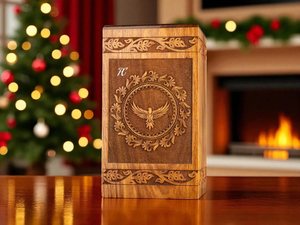 Handcrafted Rosewood Cremation Urn Wooden <b>Memorial</b> Box <b>Memorial</b> <b>Keepsake</b> Decorative Cremation Urn for Ashes - Product Image 4