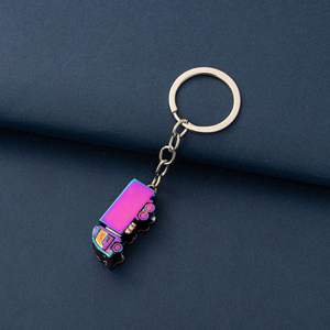 Llavero Promocional con Logotipo Personalizado, Modelo de Camión, Mini Coche 3D, Llavero de Aleación de Zinc Metálico con Forma de Coche, Llavero de Camión - Product Image 6
