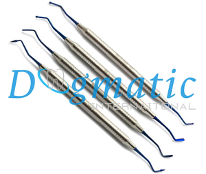 Juego de 4 Espátulas Dentales Manuales de Acero Inoxidable Heidman, Instrumentos de Composite para Obturaciones Dentales y Aplicador para Limpieza y Obturación Dental - Product Image 3