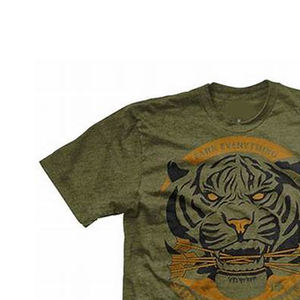 เสื้อยืดคอกลมผู้ชายไซส์ใหญ่ คุณภาพสูง ผ้าฝ้าย 100% ระบายอากาศ แห้งเร็ว รับออกแบบลายพิมพ์ตามสั่ง ลายเรียบ - Product Image 5