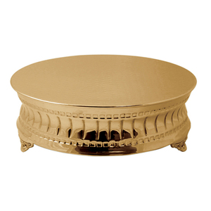 Grand support à gâteau en métal plaqué or de mariage fait à la main meilleure vente et haute qualité en gros et fournisseurs - Product Image 1
