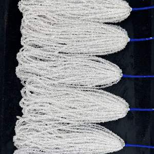 Auténticas Cuentas de Cristal de Cuarzo Herkimer Natural con Doble Terminación en Azul y Morado para la Elaboración de Joyas - Product Image 1