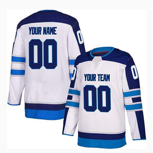 Servicio OEM ODM, Jersey de Hockey sobre Hielo Personalizado, Nuevo Diseño de Moda, Mangas Largas, Impresión Personalizada, Transpirable, 100% Poliéster - Product Image 4