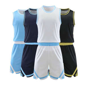 Camiseta de Baloncesto Personalizada para Hombre con Logotipo y Número Personalizables, 100% Poliéster, Uniforme de Baloncesto Liso al por Mayor - Product Image 1