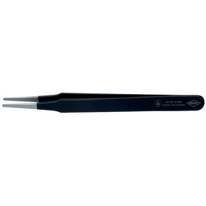 Pinces de précision Knipex ESD à pointes rondes avec motif droit - Product Image 2