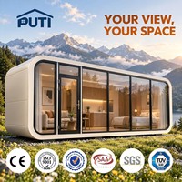 Suite Cabine Apple de 20 pieds en acier modulaire protégé contre la corrosion pour club de plage tropical et hôtel de plongée