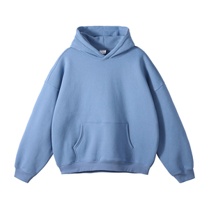 เสื้อฮู้ดดี้คุณภาพสูงสำหรับฤดูหนาว ผ้าฝ้ายฟลีซ 100% เป็นมิตรกับสิ่งแวดล้อม แบบ unisex มีกระเป๋า สามารถปรับแต่งได้ - Product Image 1
