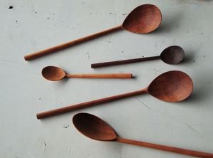 FOOD Natural Teak Or Acacia Wooden <b>Kitchen</b> <b>Utensils</b> Set With Spoon Rest Wooden Cooking Spoons Set and <b>Utensils</b> <b>Holder</b> - Product Image 6