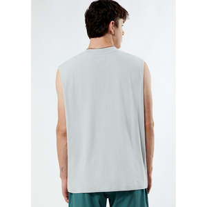 Camiseta sin Mangas Deportiva de Algodón de Alta Calidad con Logotipo Personalizado, Estilo Hip Hop, Transpirable, para Hombre, Verano, ZATA SPORTS 120g - Product Image 3