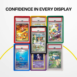 YY Colorful Graded Card Silicone <b>Bumper</b> Case <b>Clip</b> Closure Soft Cover Business Cards Anti-Drop Protector - Product Image 3
