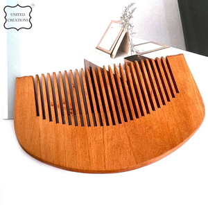 Peine de masaje de bambú de madera de melocotón biodegradable respetuoso con el medio ambiente de uso común para el hogar - Product Image 2