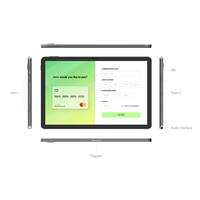 Tablette Android Commerciale 10,95 Pouces avec Station de Recharge Pogo Pin, Android 16 Certifié GMS, Tablette PC de Bureau avec NFC Frontal, OEM ODM
