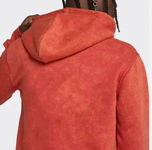 เสื้อวอร์มแบบสวมหัวสำหรับผู้ชายชุดวิ่งออกกำลังกายแบบล้างกรด - Product Image 5