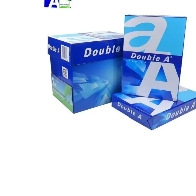 Papier de photocopie A4 Double A 80 75 70 GSM A4, fournisseur de papier de photocopie blanc