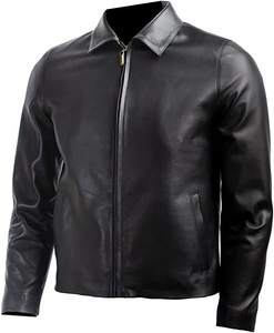 Veste en cuir artificiel de haute qualité en gros pas cher tissu en cuir 100% pour la saison d'hiver par Inspire Apparel - Product Image 4