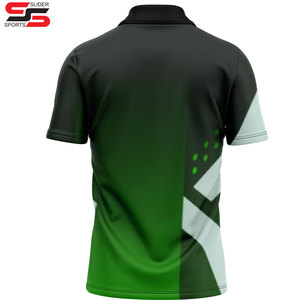 Chemises polo personnalisées en gros 100% polyester Séchage rapide Respirant Sublimé Tailles grandes T-shirts pour hommes - Product Image 2