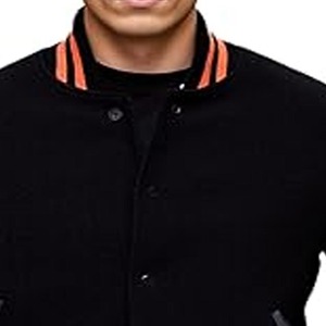 OEM Custom Winter Vintage School College Men's Varisty Jackets Letterman Crop Varsity jacket for men - Product Image 5