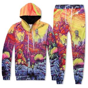 Premium unisexe sport pull survêtements nouveau Design pleine Sublimation respirant polaire imprimé Techniques hommes femmes automne - Product Image 6
