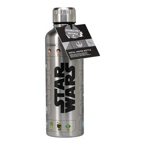 Termo de Acero Inoxidable de 500 ml de Star Wars, Botella de Viaje con Tapa de Goma para Agua Caliente y Bebidas - Product Image 1