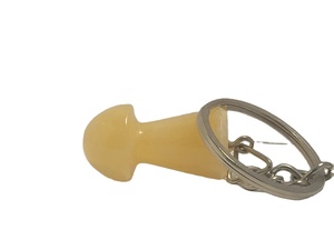 Porte-clés en marbre onyx en gros, porte-clés en marbre naturel, artisanat vintage, OEM personnalisé - Product Image 6