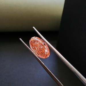 Diamante Rosa Suelto de Alta Calidad de 1.34 Quilates, Corte Ovalado, Cultivado en Laboratorio, con un Brillo Impresionante, Certificado por IGI para la Fabricación de Joyas - Product Image 1