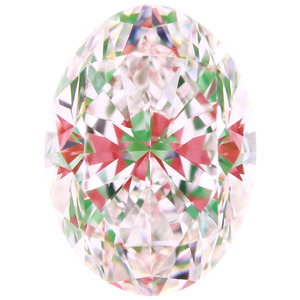 Accessoires de fabrication de bijoux DIY pour diamants naturels en vrac certifiés, taille ovale, clarté VS1, 0,90 carat, couleur D, finition EX VG - Product Image 3