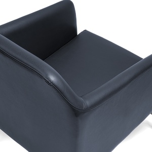 Fauteuil moderne en tissu noir, assise moelleuse, qualité supérieure, luxe, provenance Turquie - Product Image 4