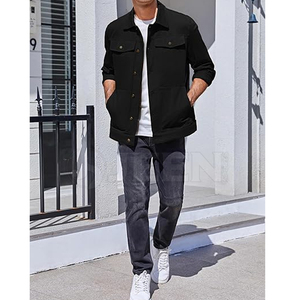 Veste de camionneur pour homme Qualité supérieure 2024 Veste de camionneur pour homme Veste de camionneur résistante à l'eau - Product Image 4