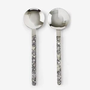 ชุดช้อนส้อมสแตนเลสคุณภาพสูง ดีไซน์พรีเมียม สไตล์ยุโรปตะวันตกและอเมริกา ขัดเงาแบบกระจก ทนทาน ใช้งานได้ยาวนาน - Product Image 3