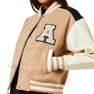 High Quality Lettermen <b>Jackets</b> Custom <b>Patches</b> Front Pocket Long Sleeve Quilted Winter Breathable Printed Features All Colors - Product Image 3