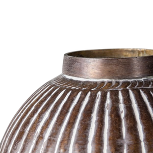 Florero de suelo de metal de alta calidad, florero de mesa moderno de metal, maceta moderna de metal, florero de hierro costero a precio al por mayor - Product Image 2