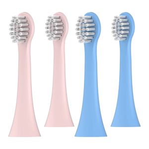 Ultra Gentle 4-Piece Set of Soft Nylon Bristle Electric <b>Toothbrush</b> <b>Heads</b> 1-Year Warranty for Children Household Use for Hotels - Product Image 1