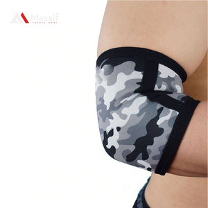 Hot Sale Customized Logo Gym <b>Copper</b> Knit Elbow Compression Sleeves Neoprene Fitness Brace for Weightlifting Guaranteed Quality - Product Image 6