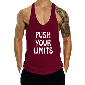 Camiseta sin mangas de entrenamiento para gimnasio para hombre, diseño personalizado, transpirable, 100% poliéster, ajustado, musculoso, acanalado, culturismo, secado rápido, respetuoso con el medio ambiente - Product Image 3