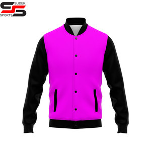 Veste de baseball d'hiver personnalisable, prix de gros, veste bomber, veste en sergé de baseball, vêtements de sport, design unique - Product Image 5