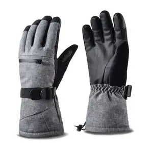 battery heated and heating element with switch battery heated ski electric gloves