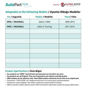 Connecteur de tuyau d'eau de thermostat 10 pièces pour Opel Vectra C MK2,Vectra C GTS - Product Image 4