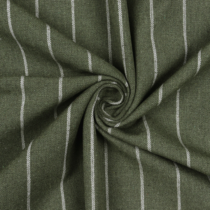 90x90 CM Home Textile Exporters' Woven <b>Table</b> <b>Cloth</b> with <b>Green</b> Stripes 190 GSMS 80% Cotton 20% Polyester - Product Image 4