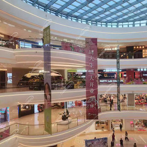 Hai mặt vải dọc Vinyl cực túi Trần treo tường cuộn biểu ngữ Áp phích cho trung tâm mua sắm kinh doanh - Product Image 3