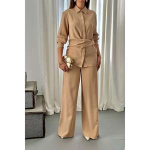 Conjunto de Dos Piezas Color Camel - Camel - Product Image 4