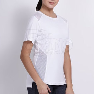 Camisetas de algodón 100% para mujer de calidad superior, ropa de verano informal, lona transpirable, precio de fábrica - Product Image 5