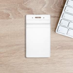 ซองใส่บัตรพนักงานแบบซิปล็อค สีแดง รุ่น AC012 สำหรับสำนักงาน - Product Image 2